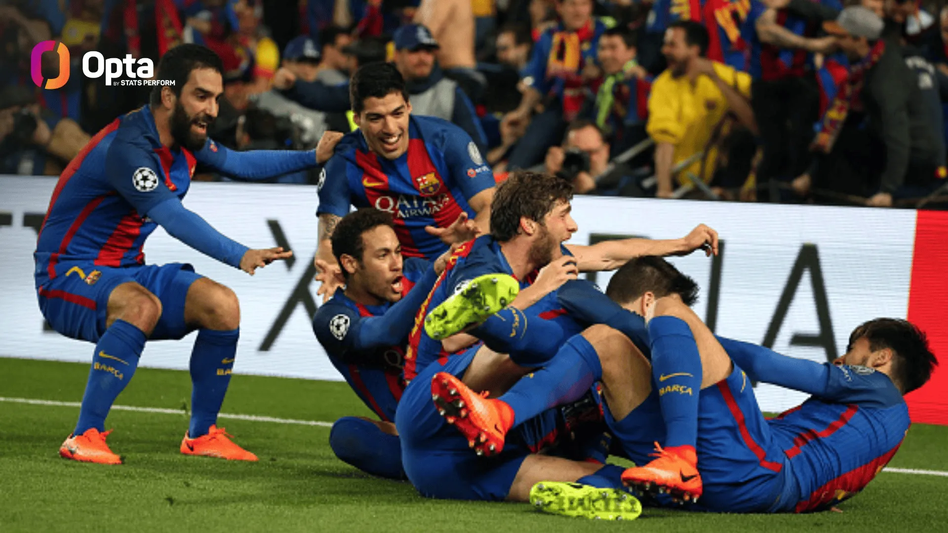 九游app-巴萨队史首回合4球落后只逆转过一次，是2017年6-1巴黎