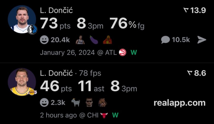 九游官网真人-这是卢卡日？东契奇两年前的今天砍下73分 今天46分11助